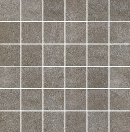 Abacus Lastra Grey Matt Porcelain Mosaic 30x30cm