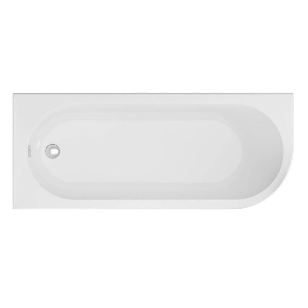 Eastbrook Beaufort 5mm Biscay Single Ended Bath 1600x725mm