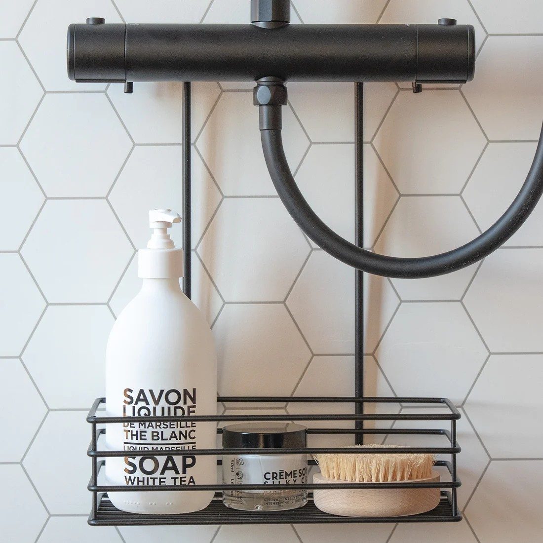 Smedbo Beslagsboden Shower Basket for Shower Mixer – Matt Black