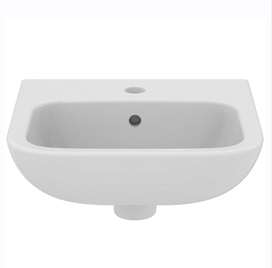 Armitage Shanks Portman 21 400mm Handrinse Basin With 1 Taphole And Overflow, No Chainstay Hole