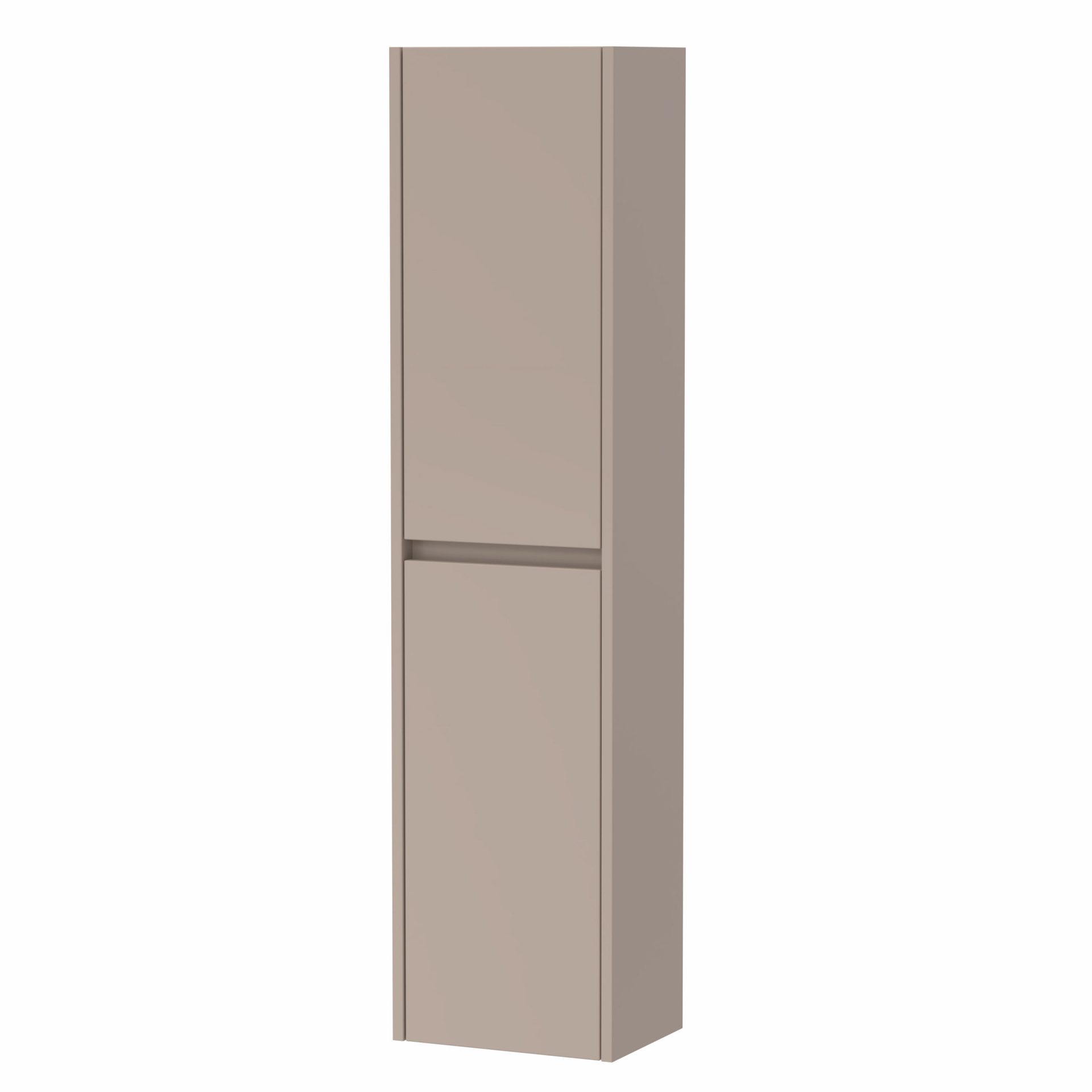 Nuie Havana 350mm Wall Hung Tall Cabinet – Soft Linen