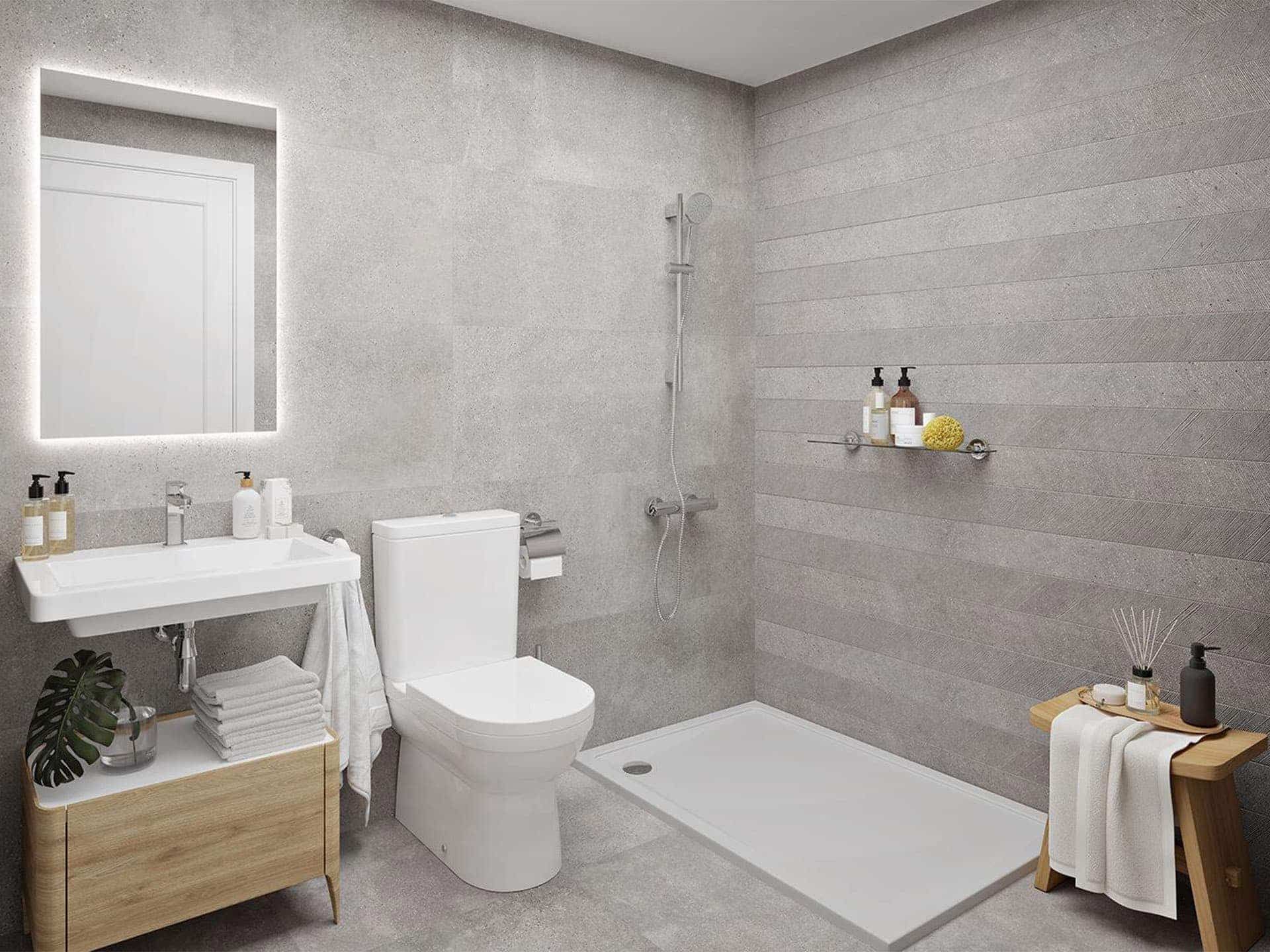 Porcelanosa Bottega Acero Tile 33.3×59.2
