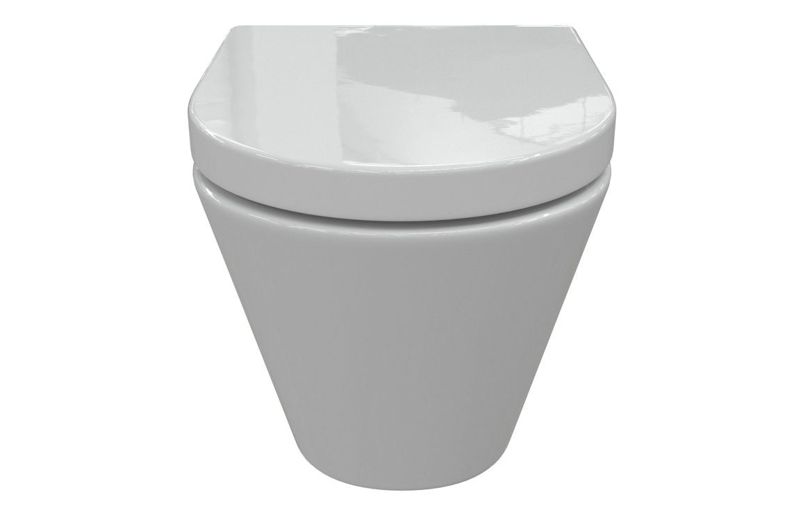 MyBathrooms Opus Swirlux Short Projection Wall Hung WC & Soft Close Seat