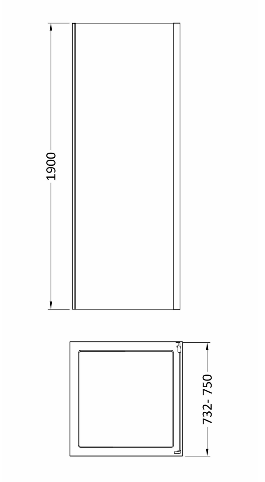 1000 x 760mm Brushed Brass Single Sliding Shower Enclosure With White Tray
