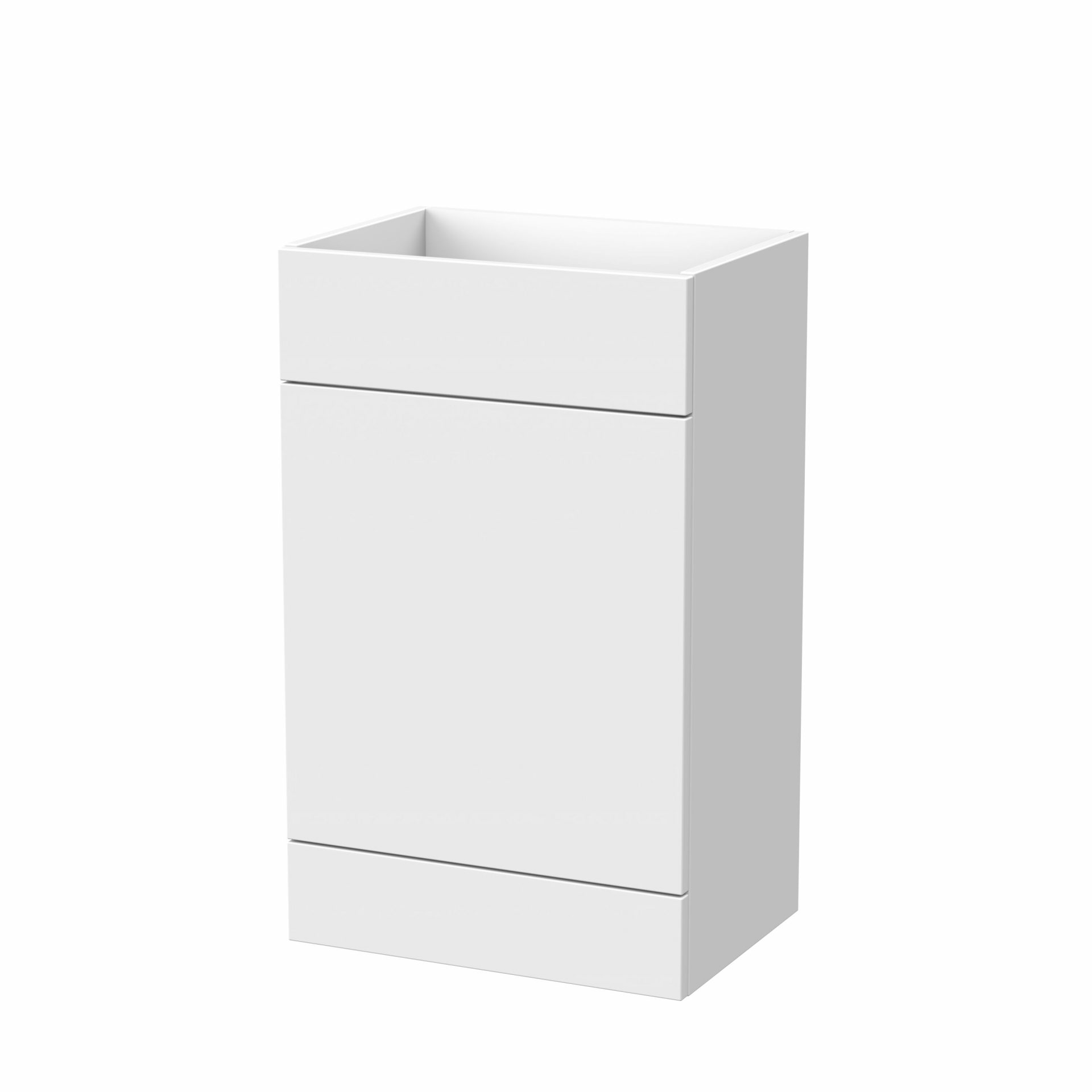 Nuie Lux Krest 500mm Standard Floorstanding WC Unit – Matt White