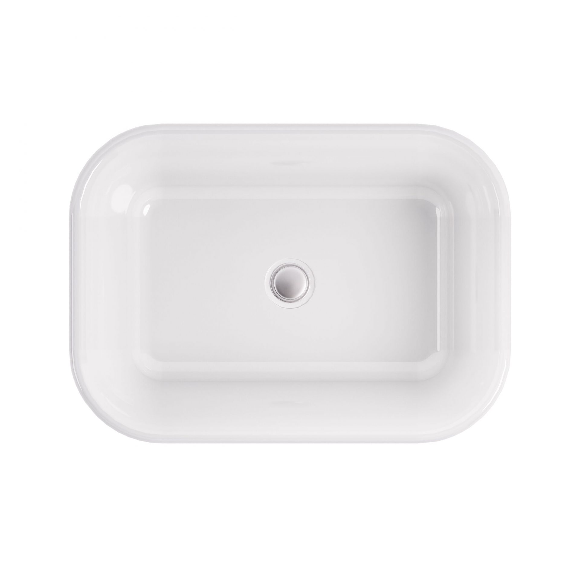 BC Designs Magnus Square Countertop Basin 525x380mm