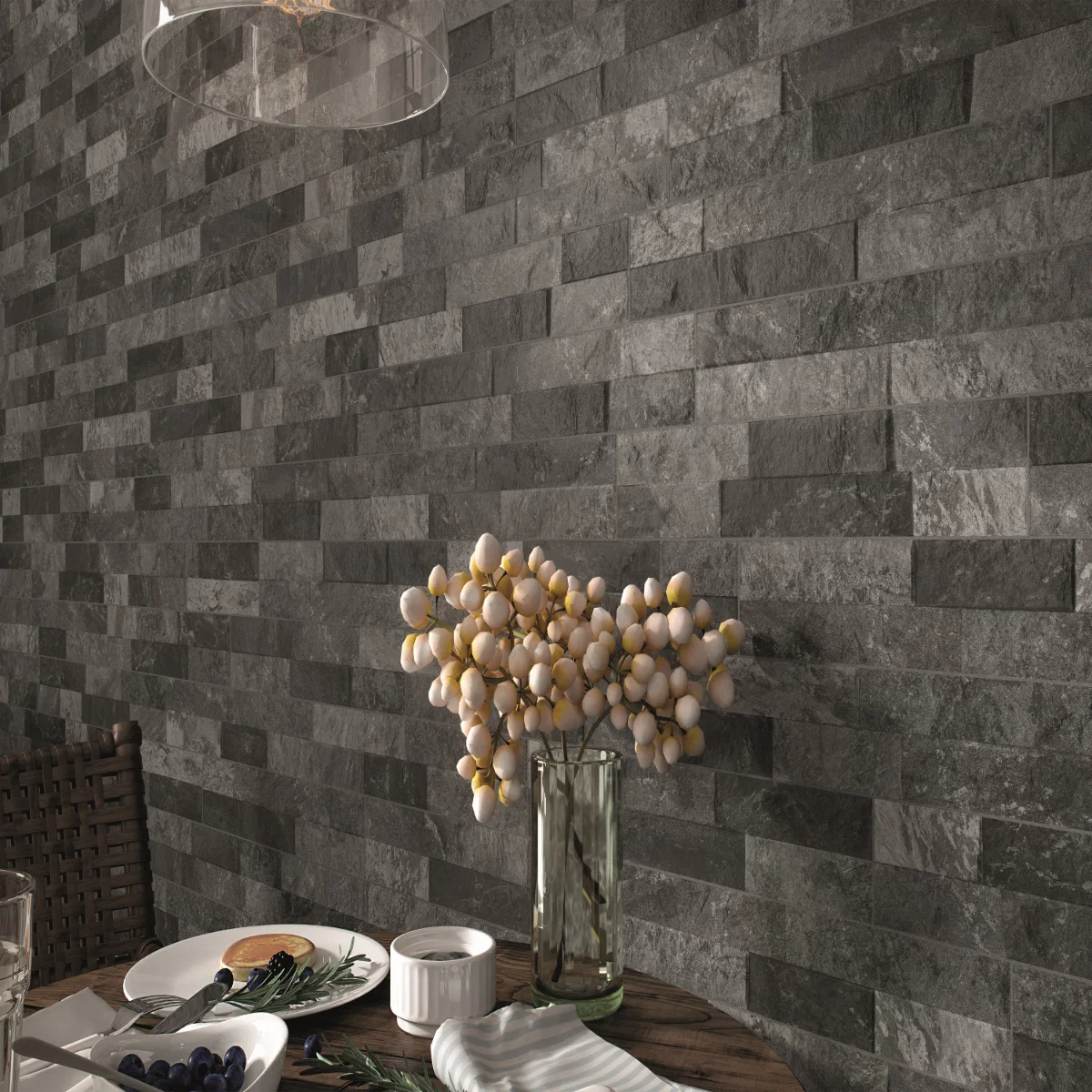 Ordino Black Tile 8×44.25