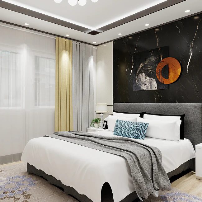 Vellura Wall Panel 2400x1000x10mm – Black Marble