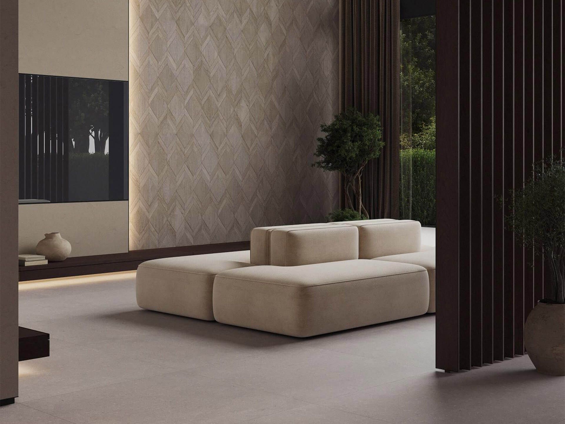Porcelanosa Coral Acero Tile 120X120