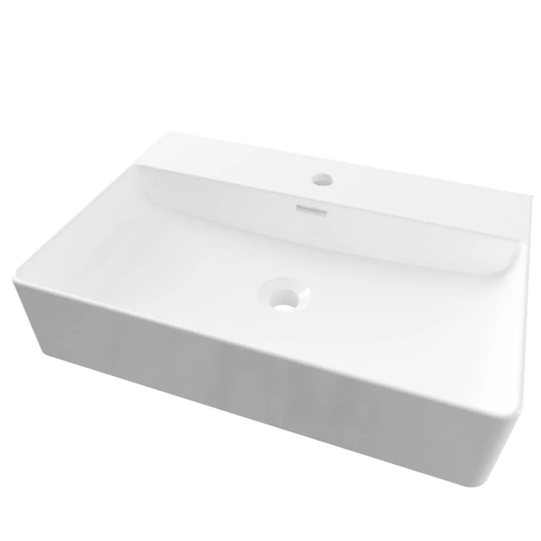 Eastbrook Moat 600x420mm Sit on Basin – White