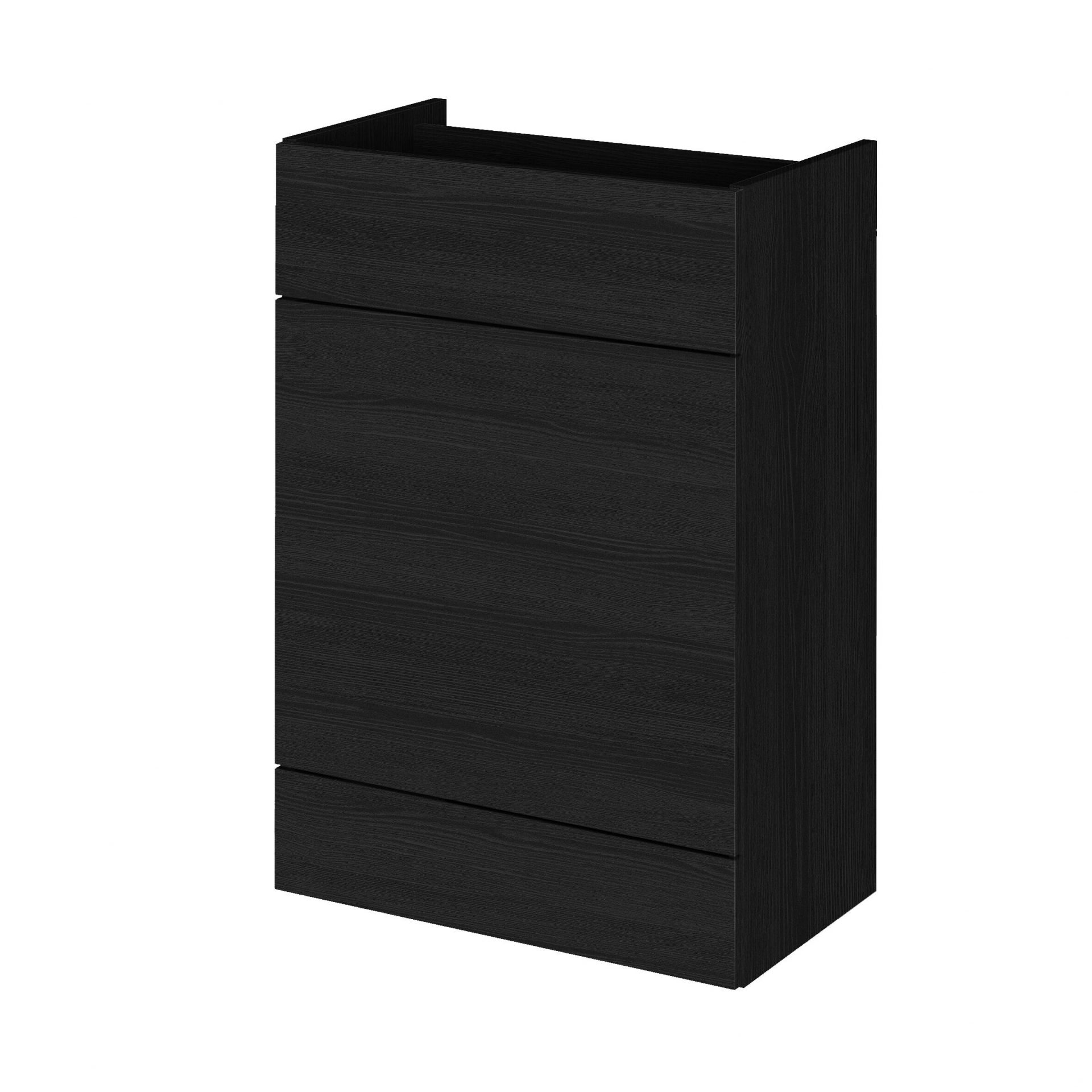 Hudson Reed Fusion Full Depth 600mm Floor Standing WC Unit – Charcoal Black