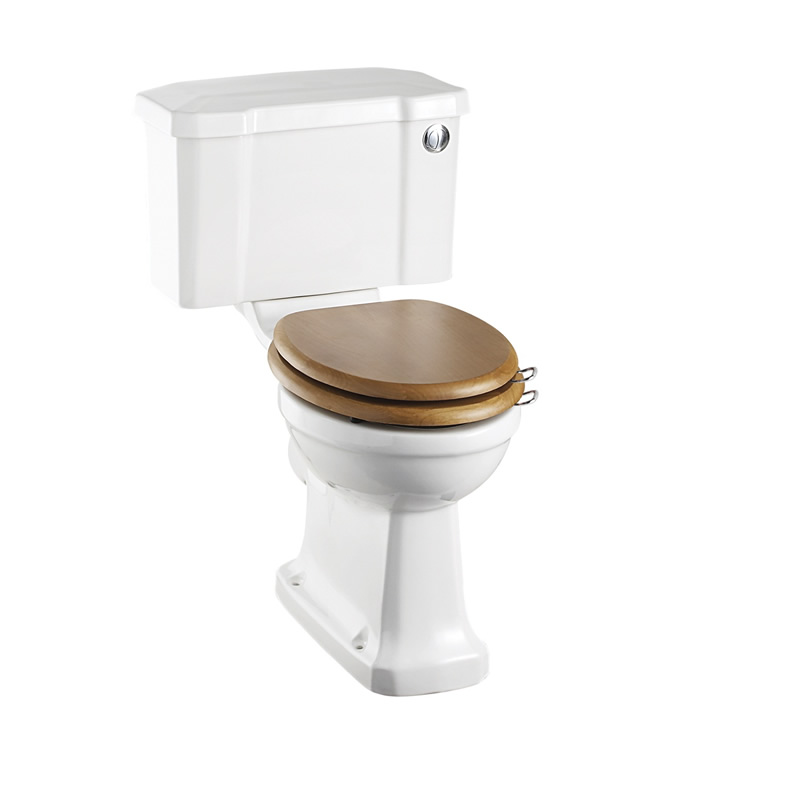 Burlington Regal Close Coupled WC with 520 Front Push Button Cistern