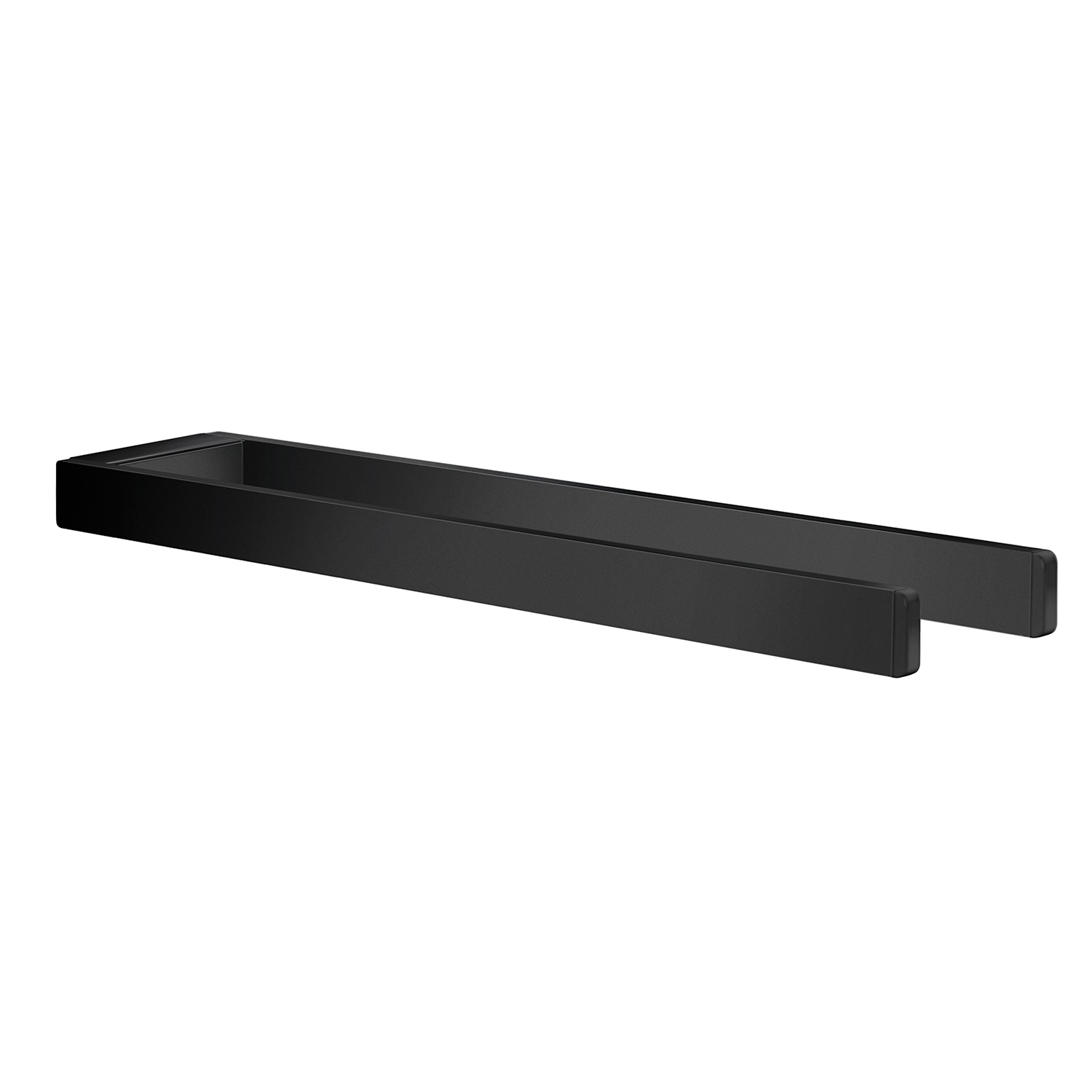 Smedbo Outline Double Towel Rail – Matt Black