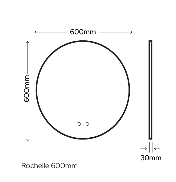 Sycamore Rochelle Tunable LED Mirror