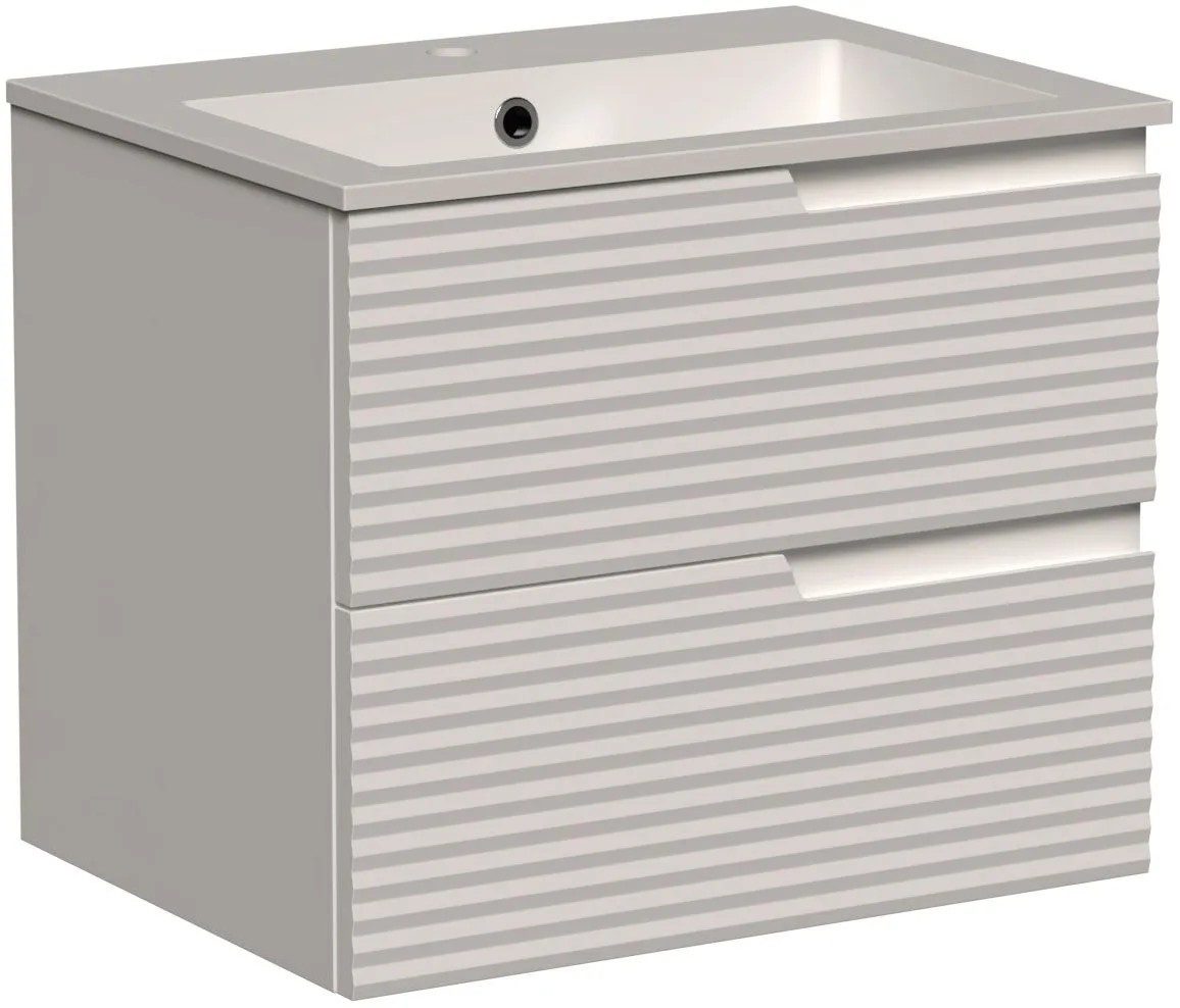 Qualitex Civetta 1200mm 4 Drawer Wall Hung Unit & Basin – All Colours