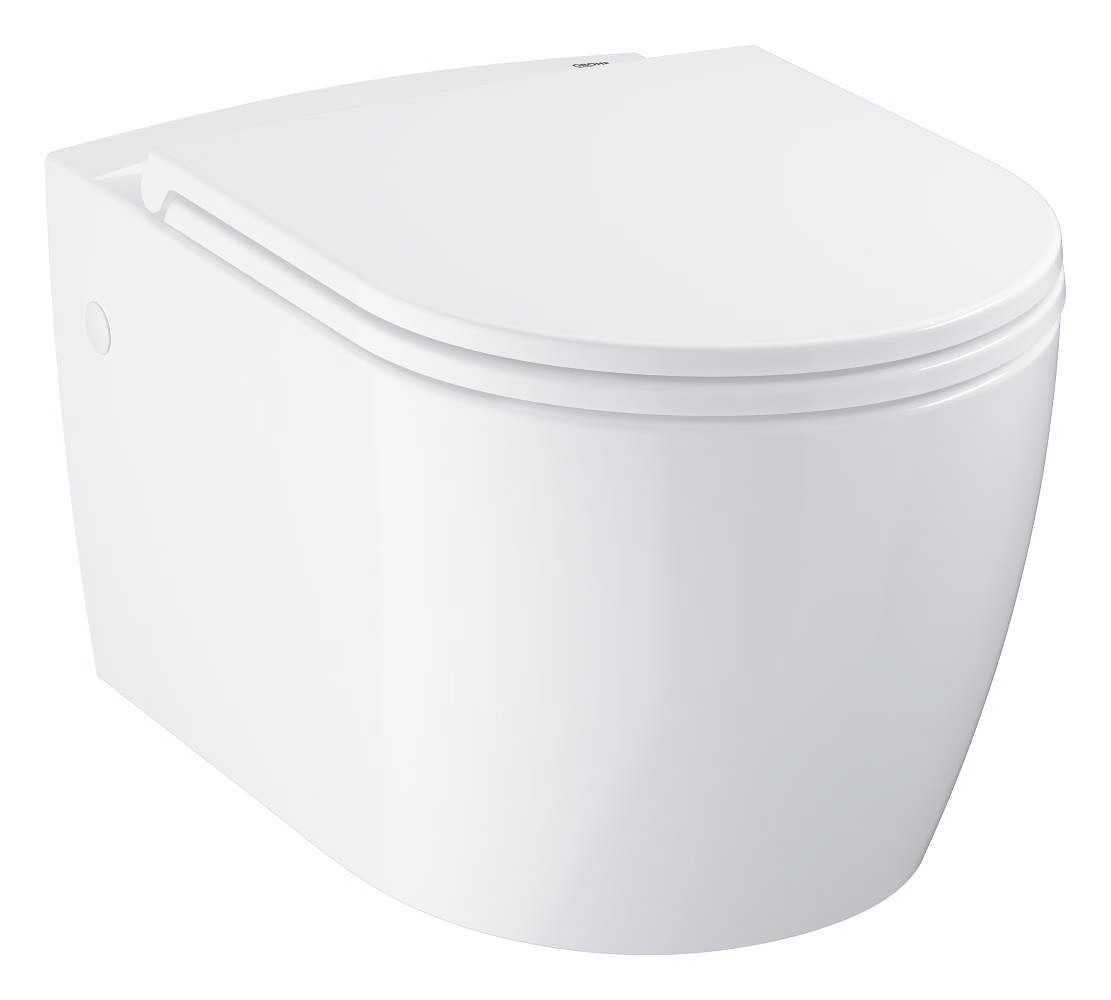 Grohe Bau Ceramic Rimless Wall Hung Pan & Soft Close Seat