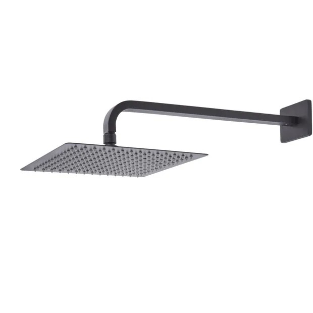Tavistock Square Fixed Shower Arm – Black