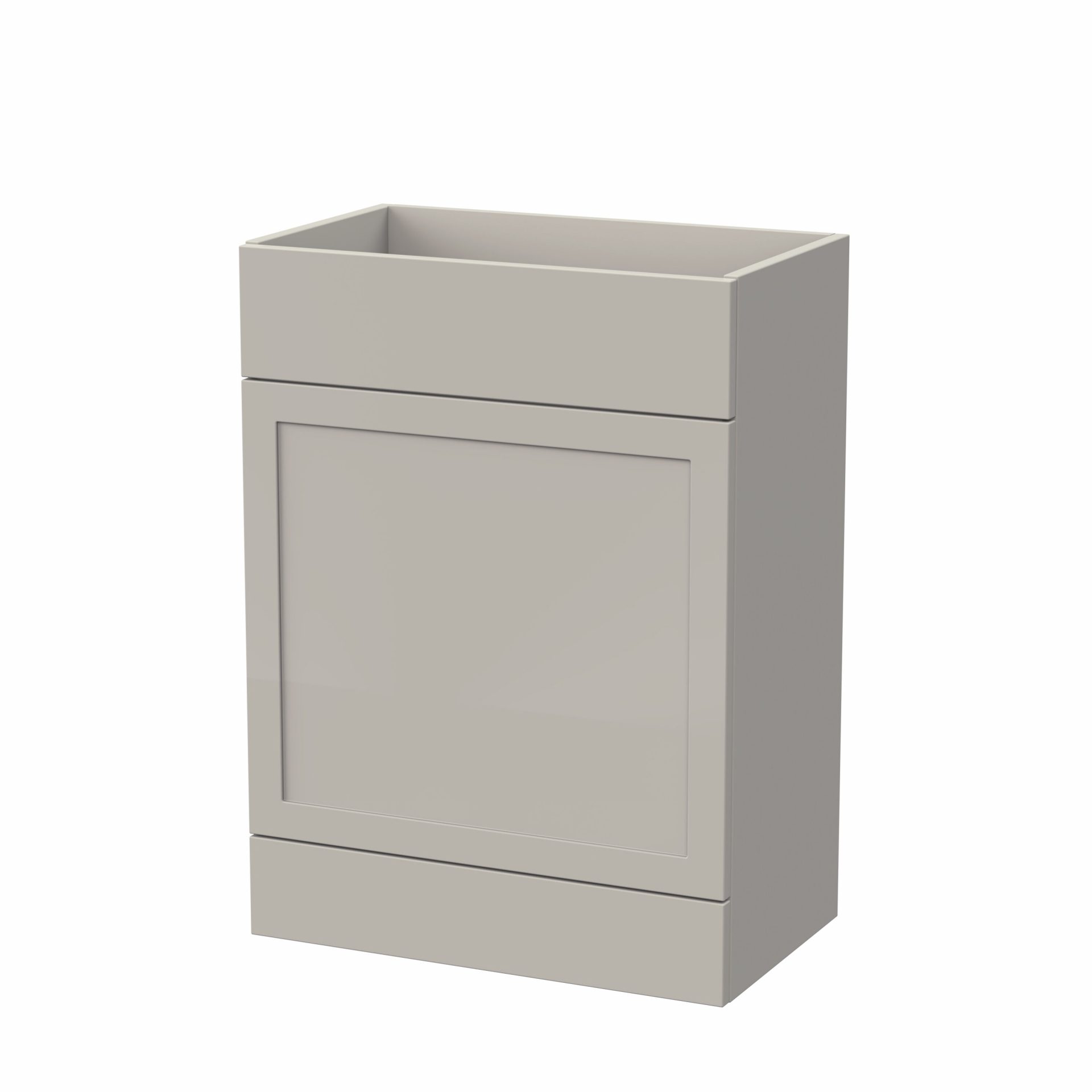 Nuie Lux Fable 600mm Standard Floorstanding WC Unit – Pebble Grey