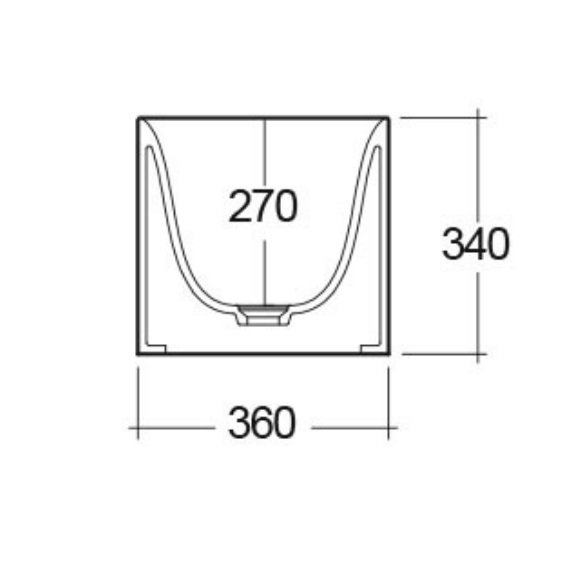 Rak-Petit Round Countertop Basin