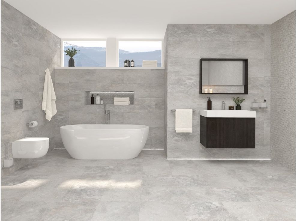 Porcelanosa Image Silver Tile 33.3×59.2