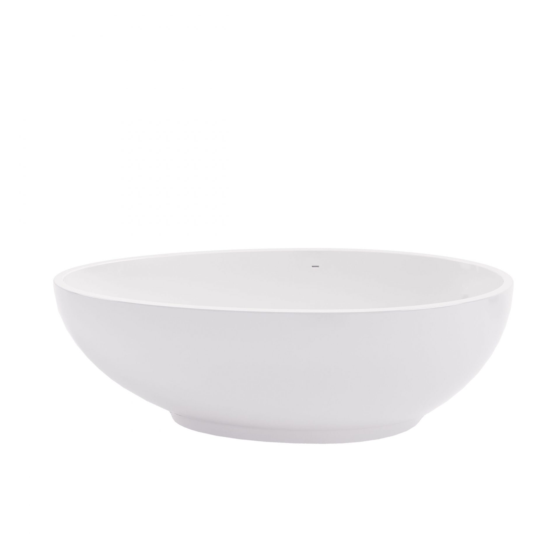 BC Designs Gio 1645mm Polished White Freestanding Bath