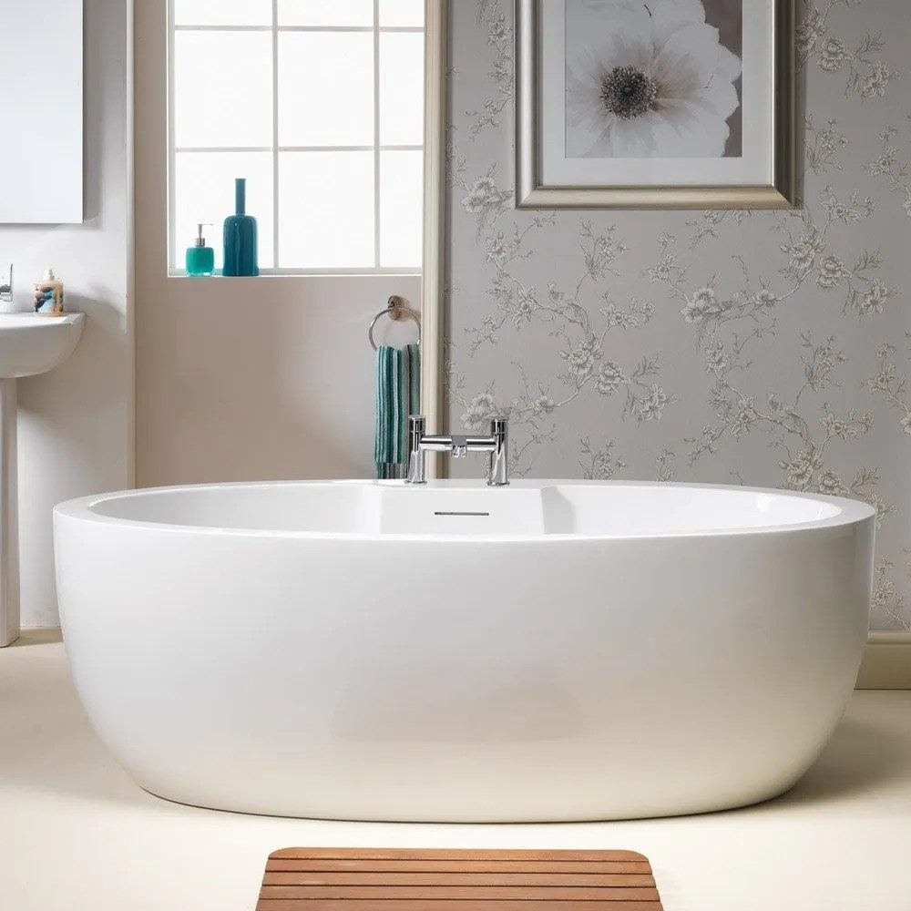 Qualitex Iconic Baths Opal Freestanding Bath 1700x840mm