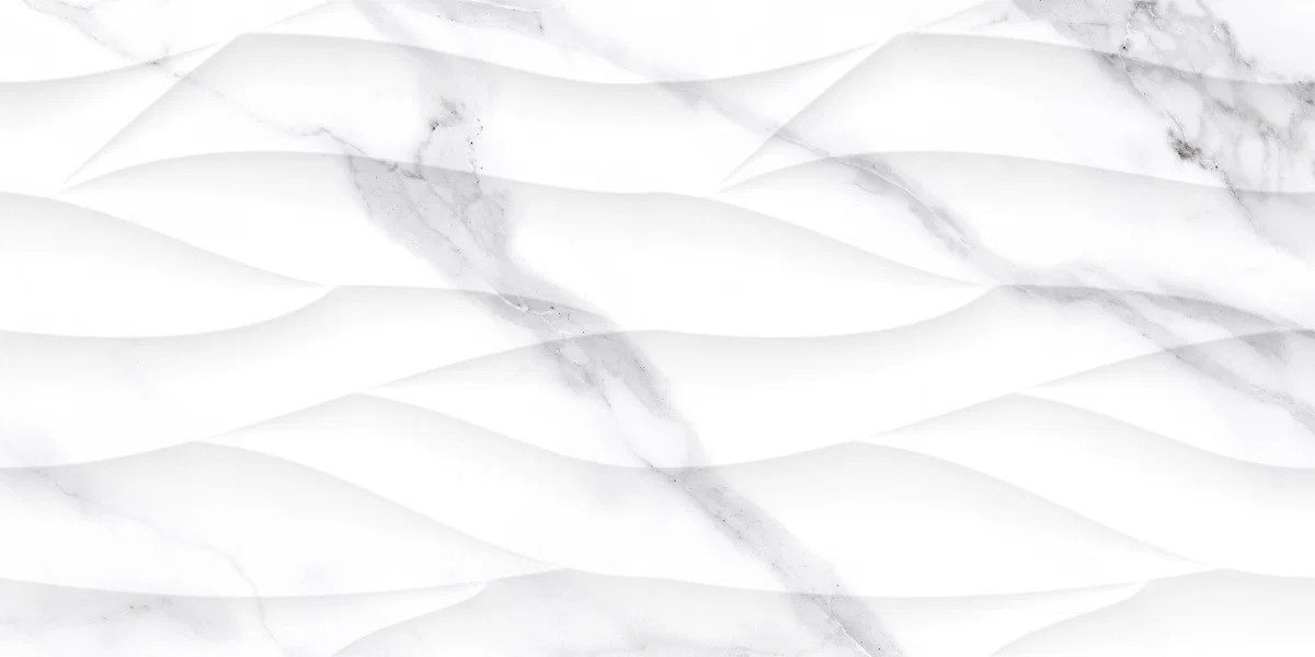 White Carrara Gloss Decor Tile 30×60