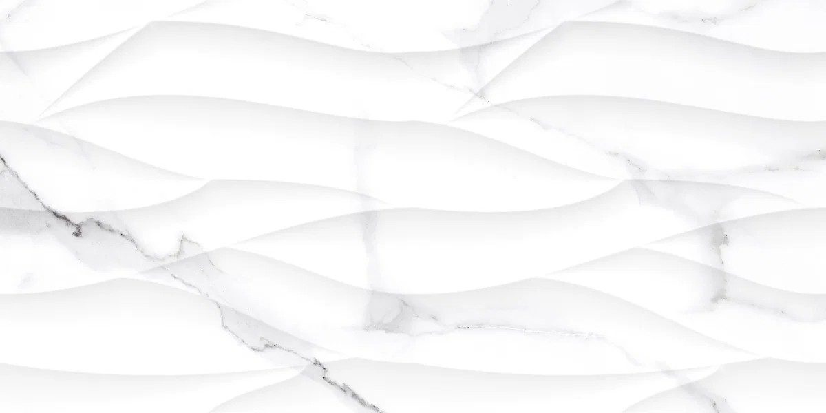 White Carrara Gloss Decor Tile 30×60