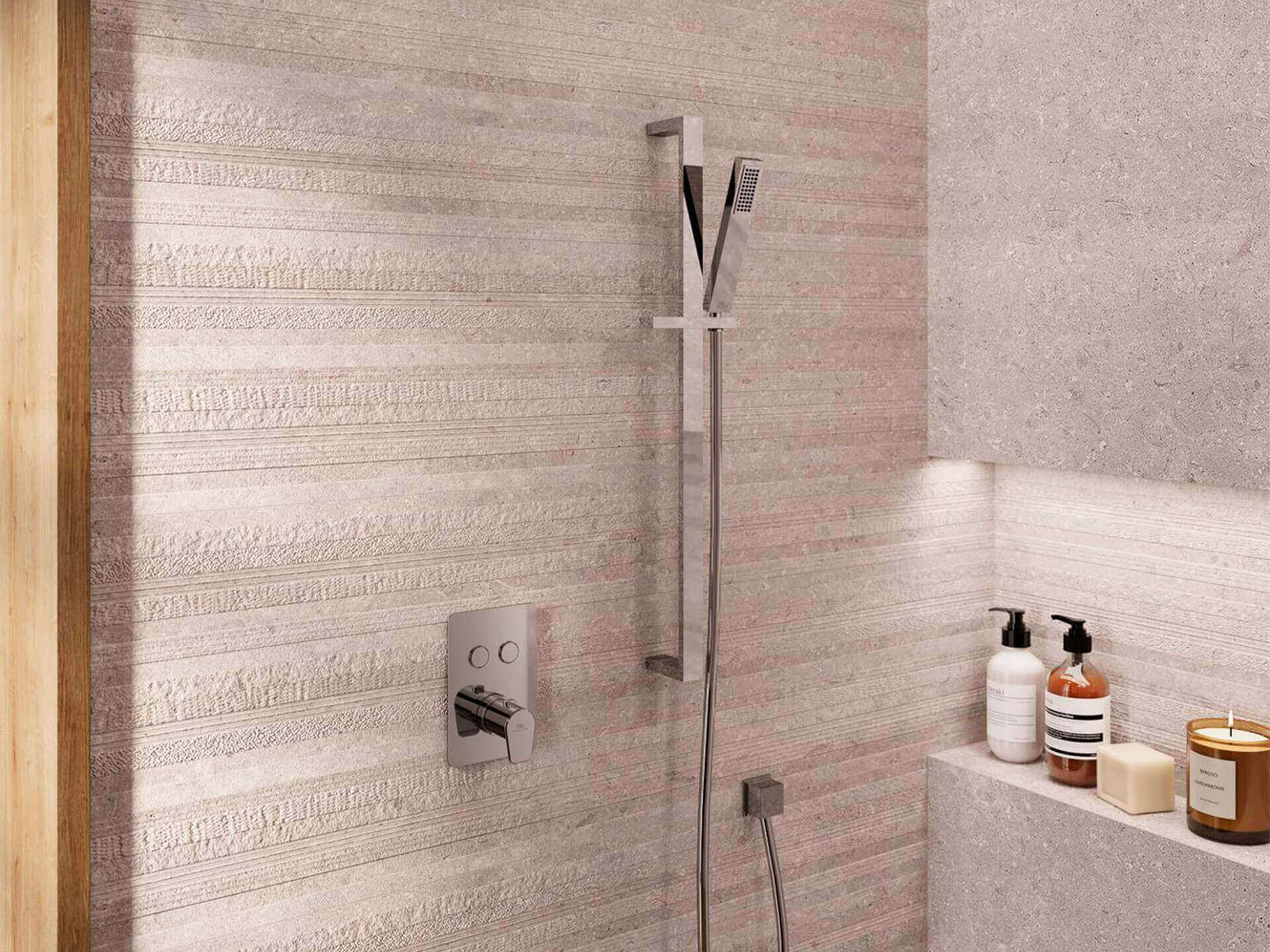 Porcelanosa Noken Touch&Feel Shower Package – Chrome