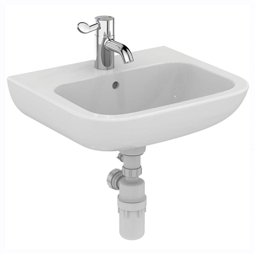 Armitage Shanks Portman 21 500mm Basin With 1 Taphole And Overflow, No Chainstay Hole
