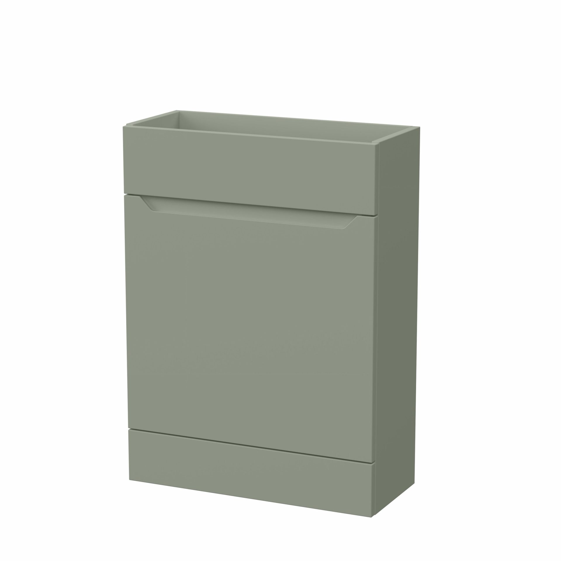 Nuie Lux Loave 600mm Slim Floorstanding WC Unit – Fern Green