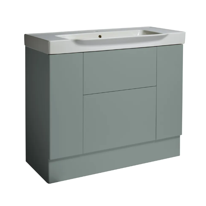 Roper Rhodes Academy 1000mm Freestanding Unit & Basin – Gloss Agave