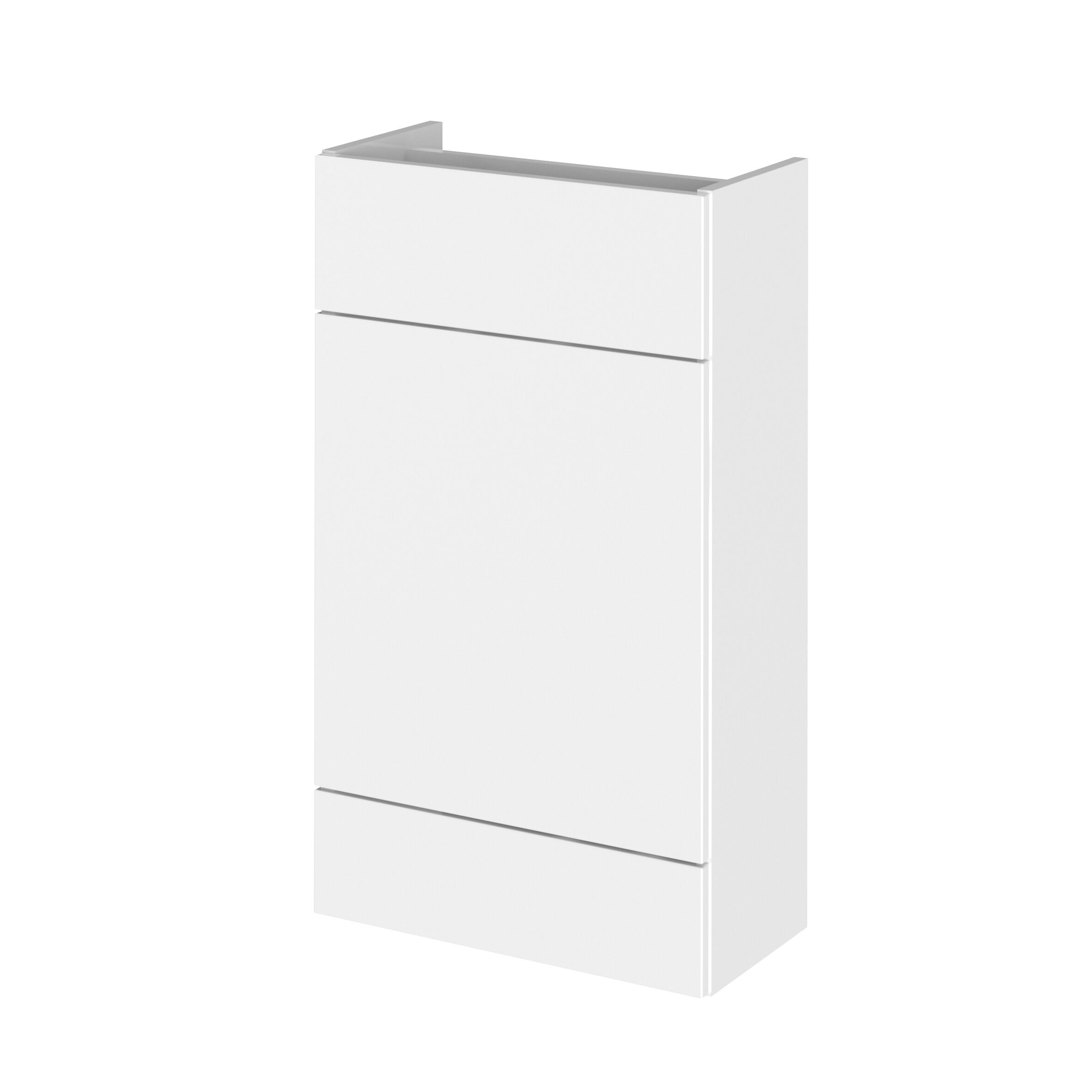 Hudson Reed Fusion Slimline 500mm Floor Standing WC Unit – Gloss White