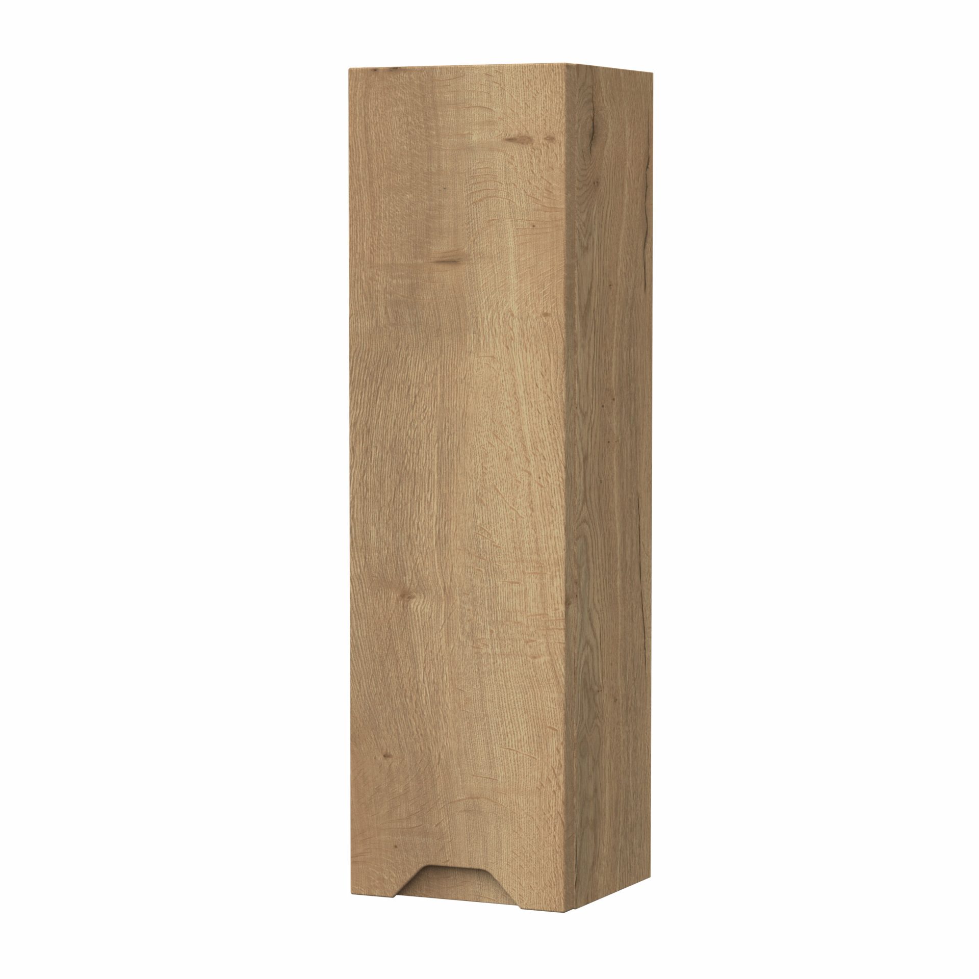 Nuie Lux Loave 200mm 1 Door Wall Hung Cabinet – Autumn Oak