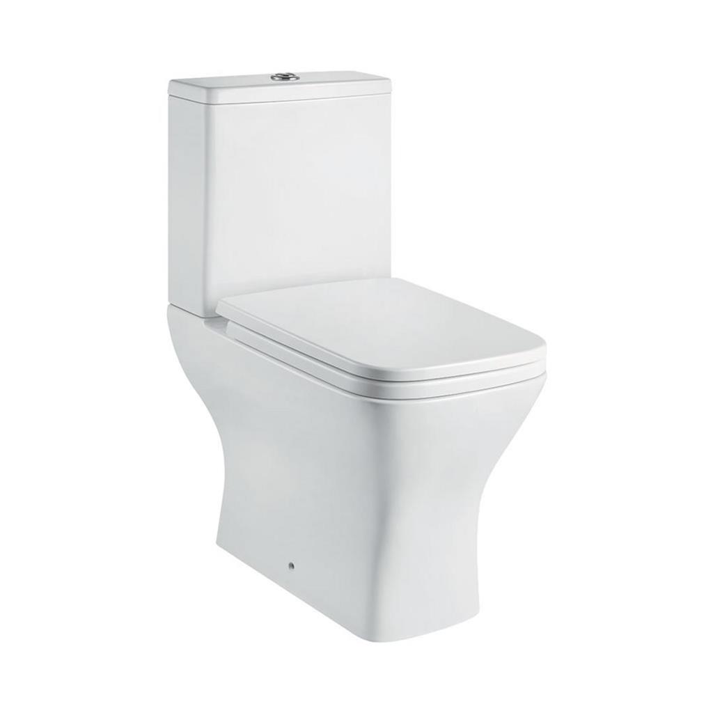 Eastbrook Wingrave II Rimless Close Coupled WC & Soft Close Seat