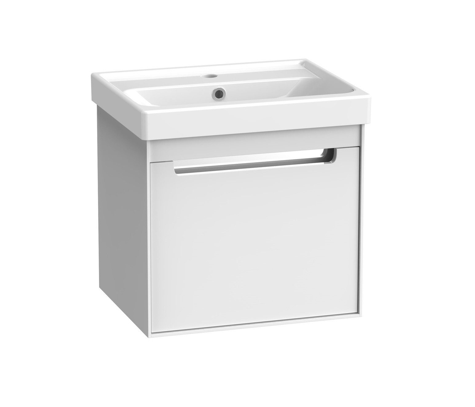 Tavistock Acumen 500mm Wall Mounted Vanity Unit & Basin – Gloss White