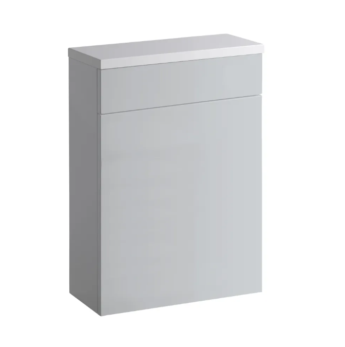Roper Rhodes Back To Wall WC Unit & Worktop – Gloss Light Grey