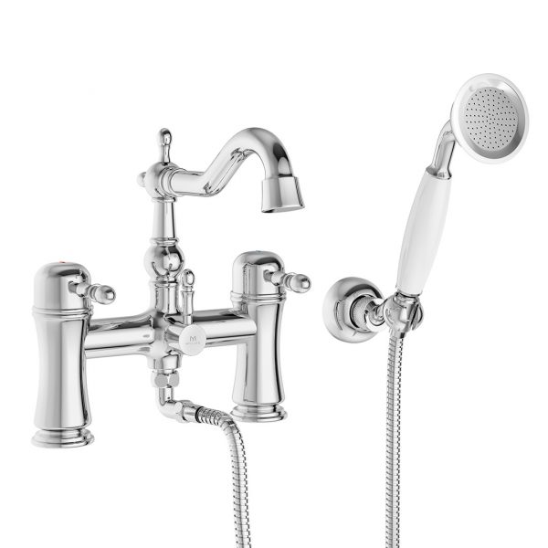 Gosford Bath Shower Mixer & Kit Chrome Get My Taps