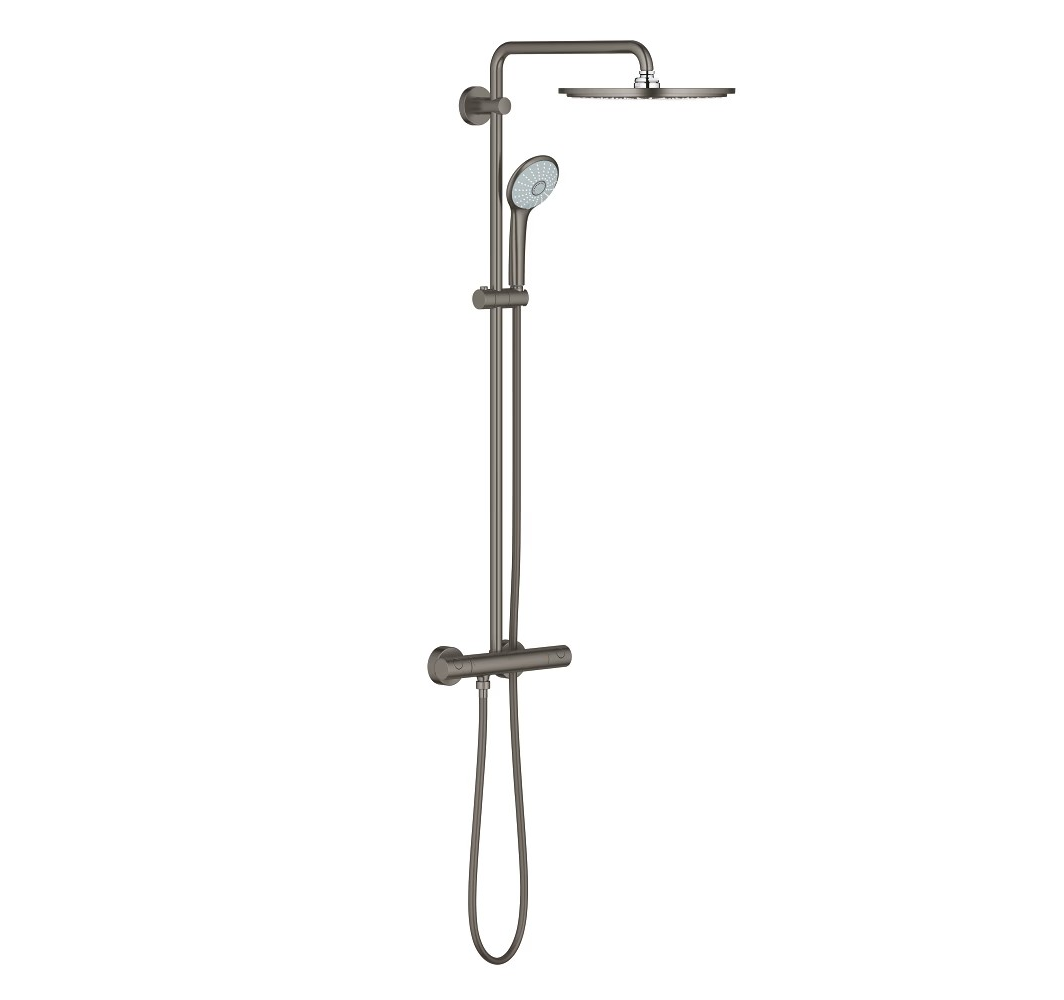 Grohe Euphoria System 310 Thermastatic Shower System – Anthracite Brushed Hard Graphite