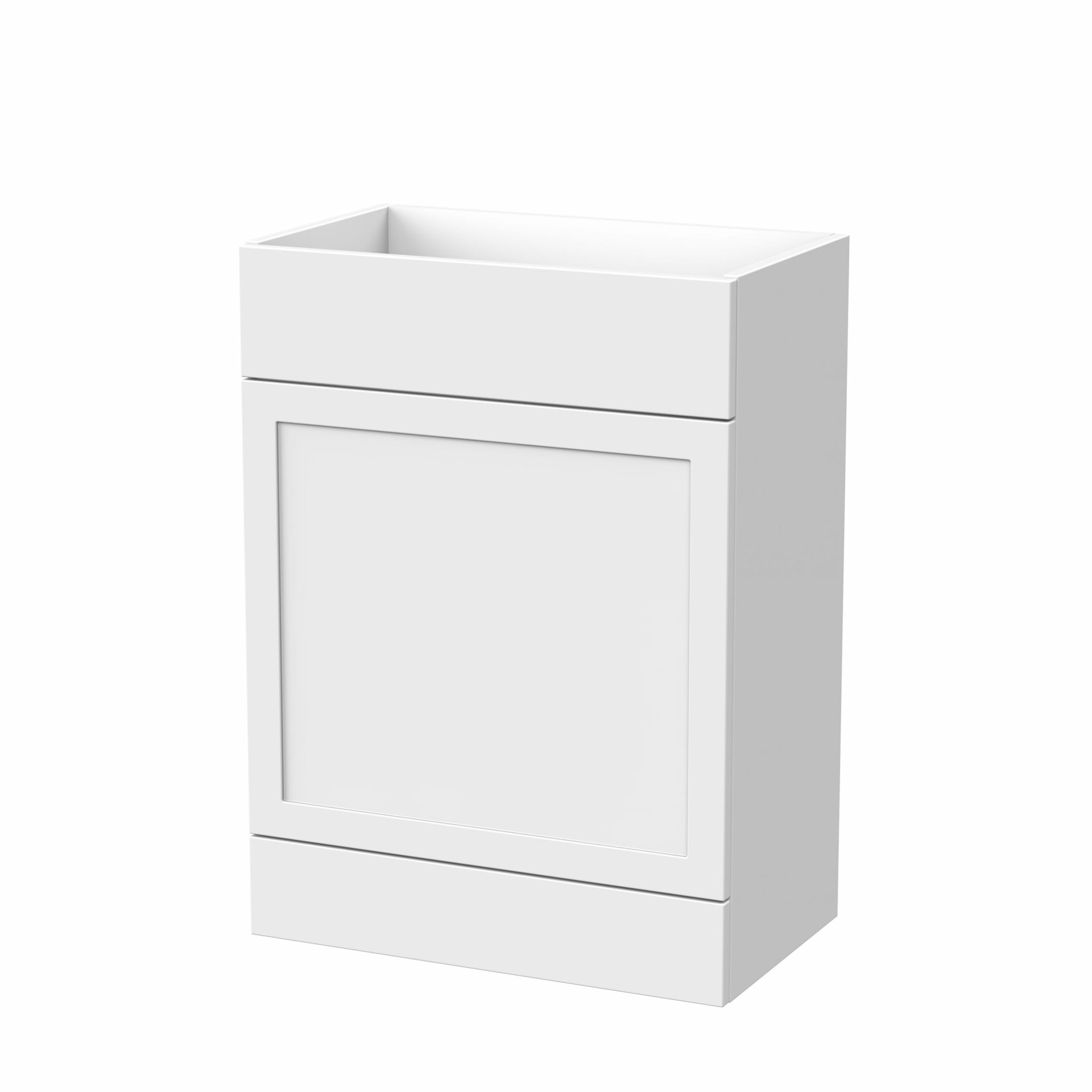 Nuie Lux Fable 600mm Standard Floorstanding WC Unit – Matt White
