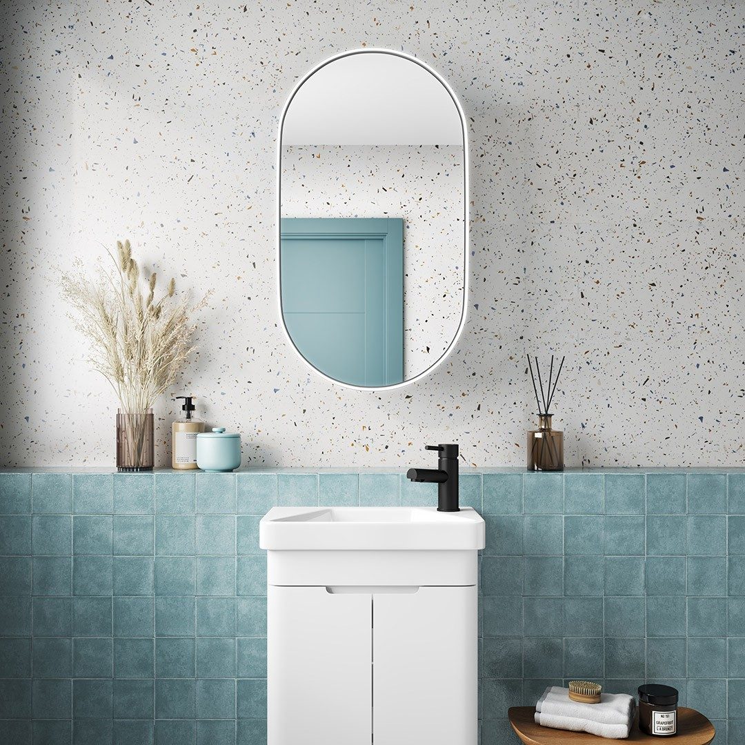 MyStyle Nia 45 LED Mirror Cabinet – Grey