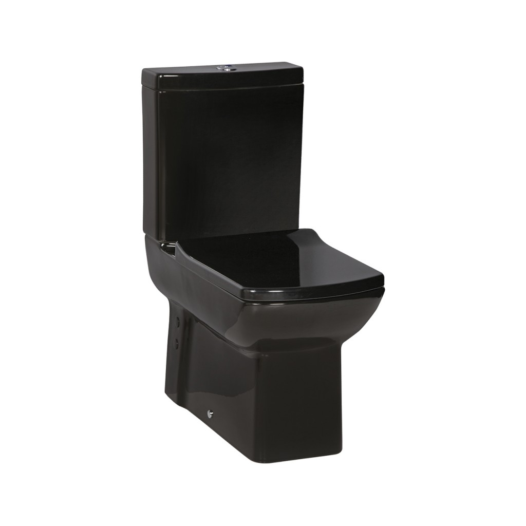 Lara Close Coupled WC Combined Bidet & Seat – Matt Black