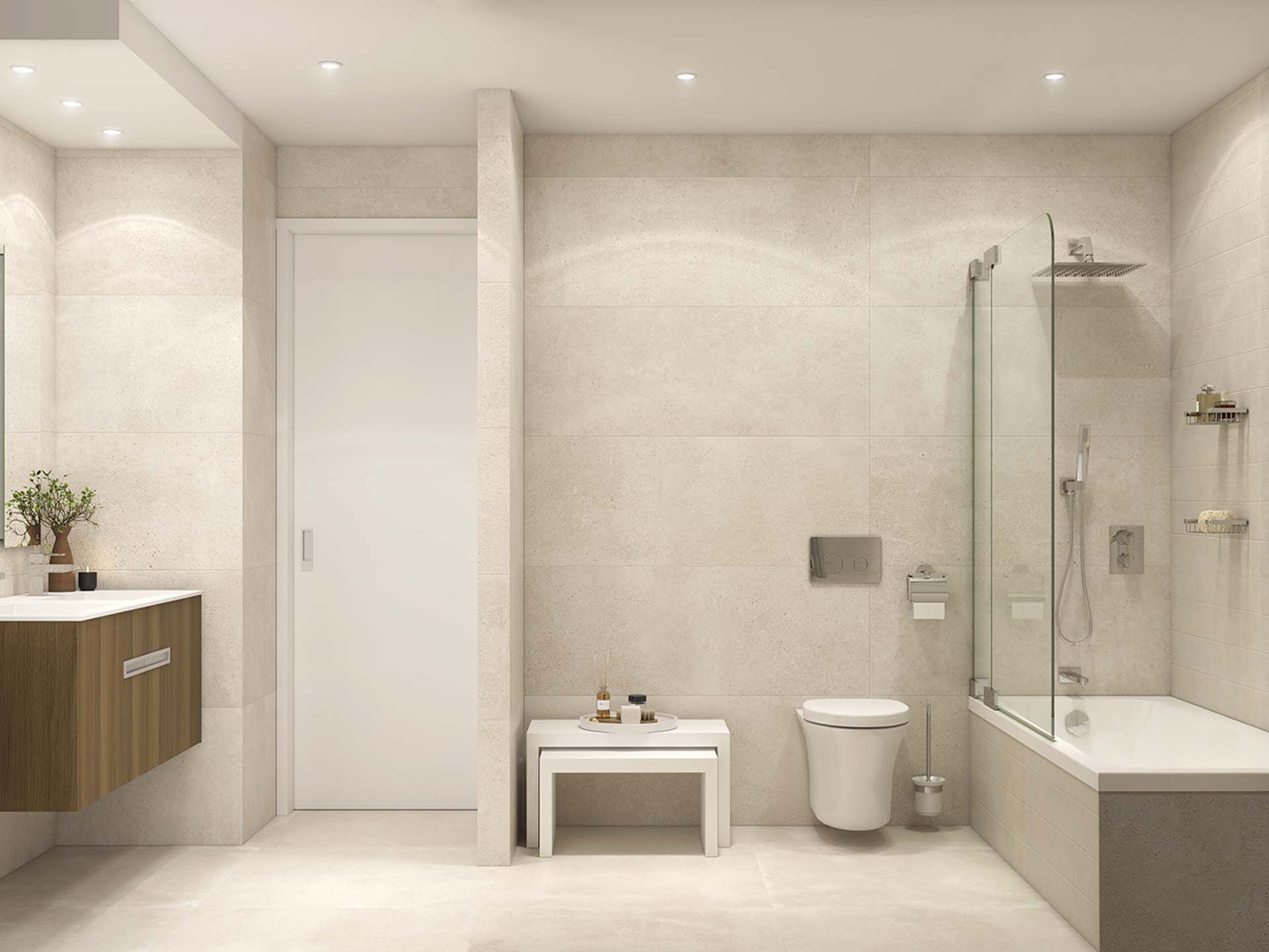 Porcelanosa Bottega Caliza Tile 80×80