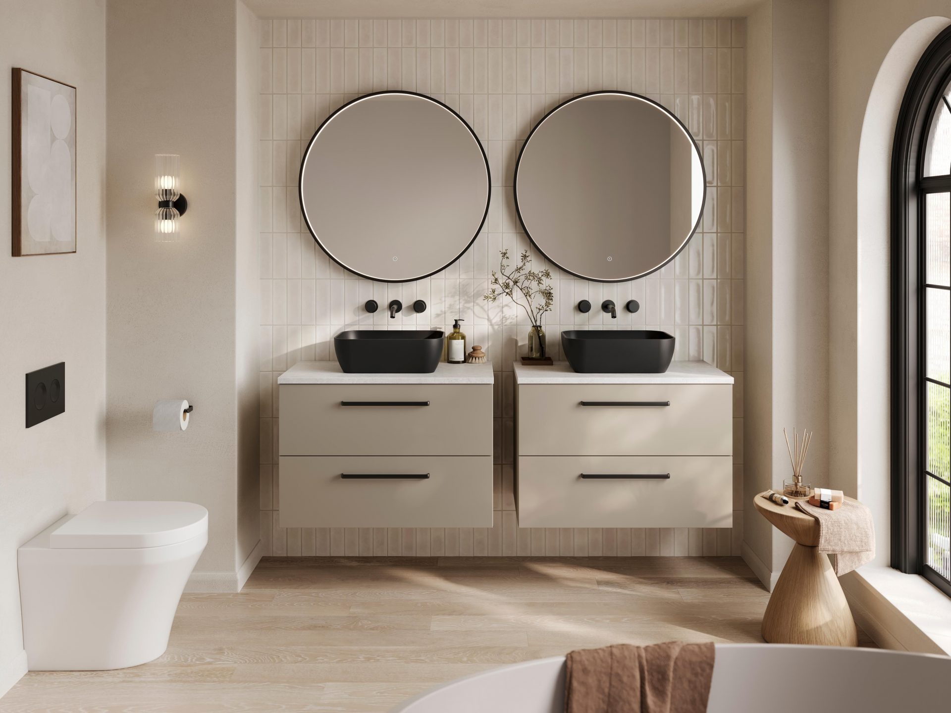 Nuie Lux Heacham Back To Wall Pan & Soft Close Seat