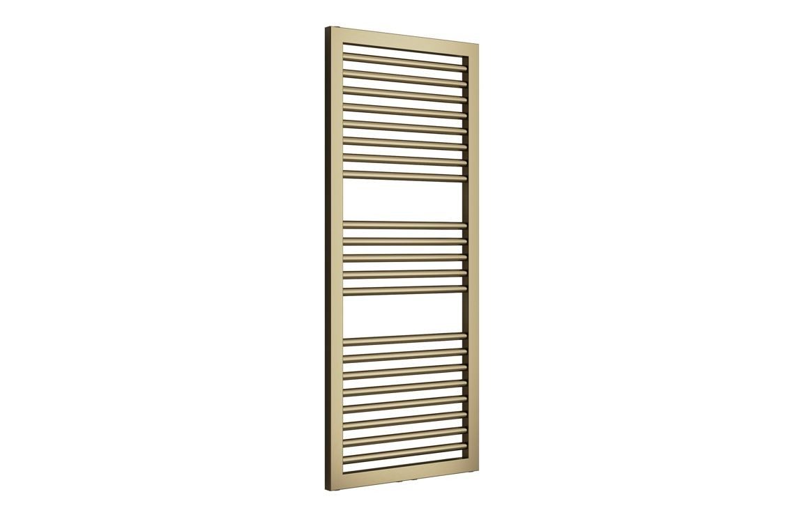 MyBathrooms Zephra Square Ladder Radiator 500x1228x30mm – Brushed Brass