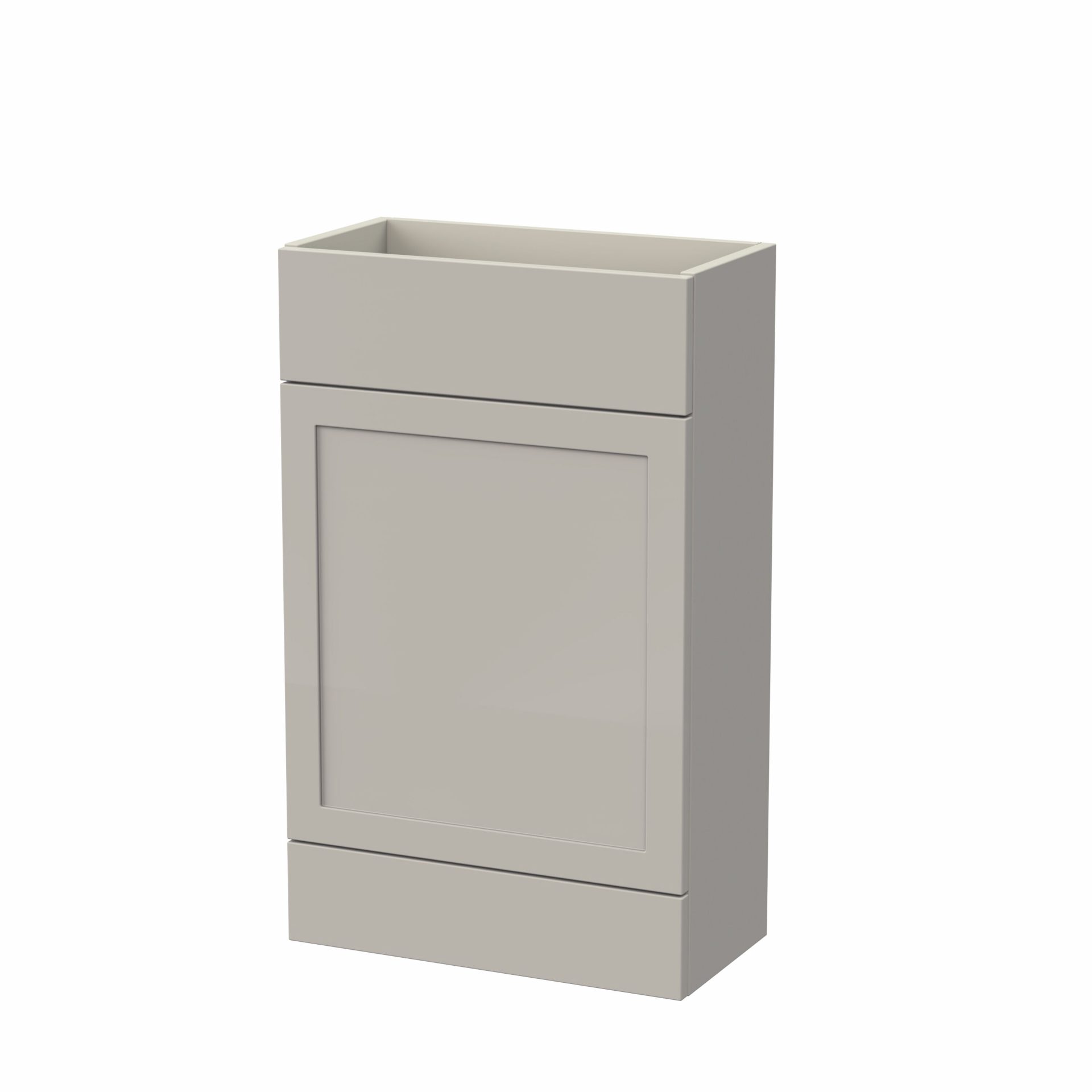 Nuie Lux Fable 500mm Slim Floorstanding WC Unit – Pebble Grey