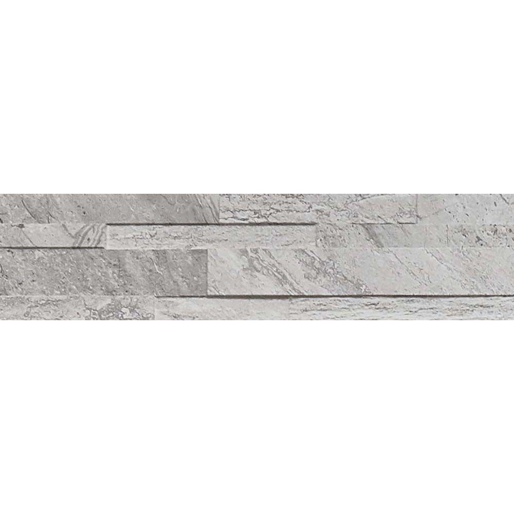 Oswald Grey Split Face Matt Porcelain 150x610mm