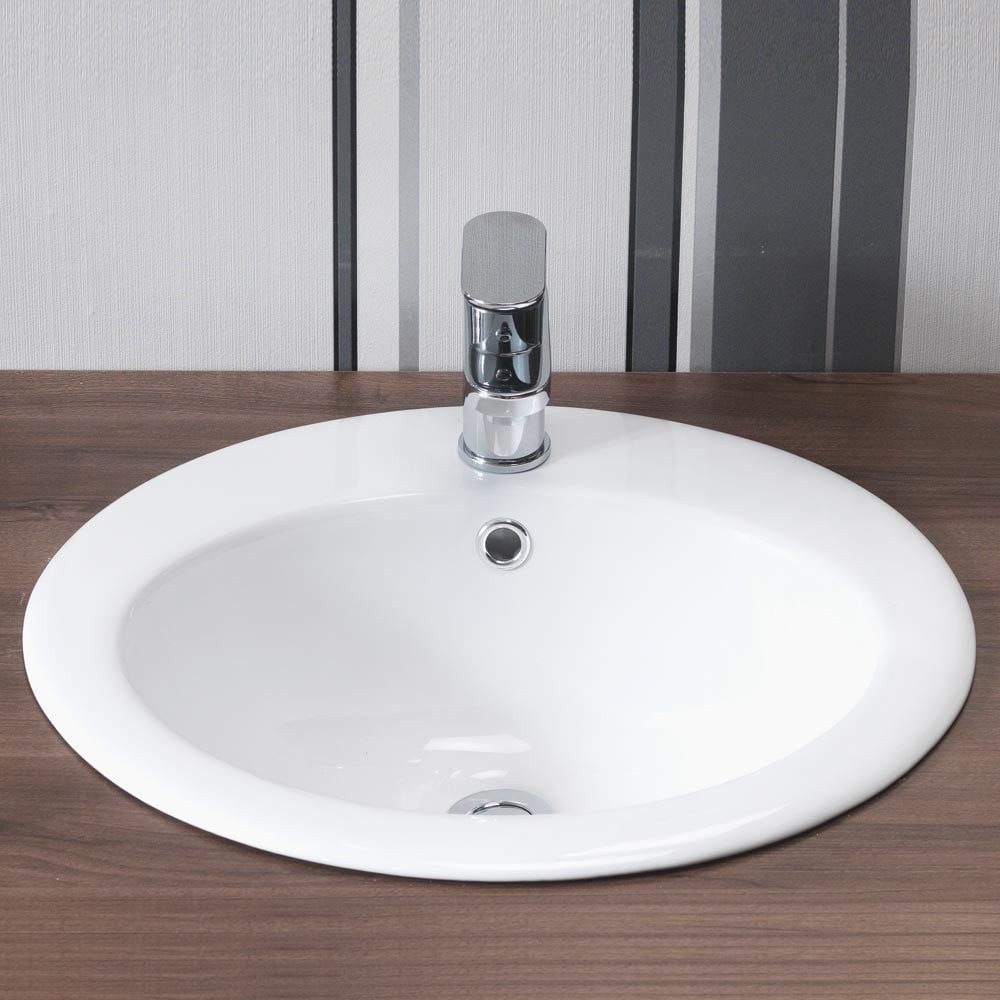 Qualitex Opal Inset Ceramic Vanity Basin