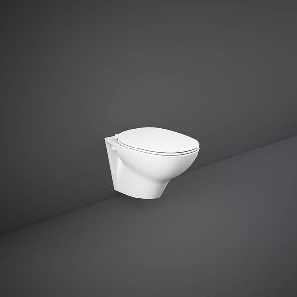 Rak-Morning Rimless Wall Hung WC & Seat