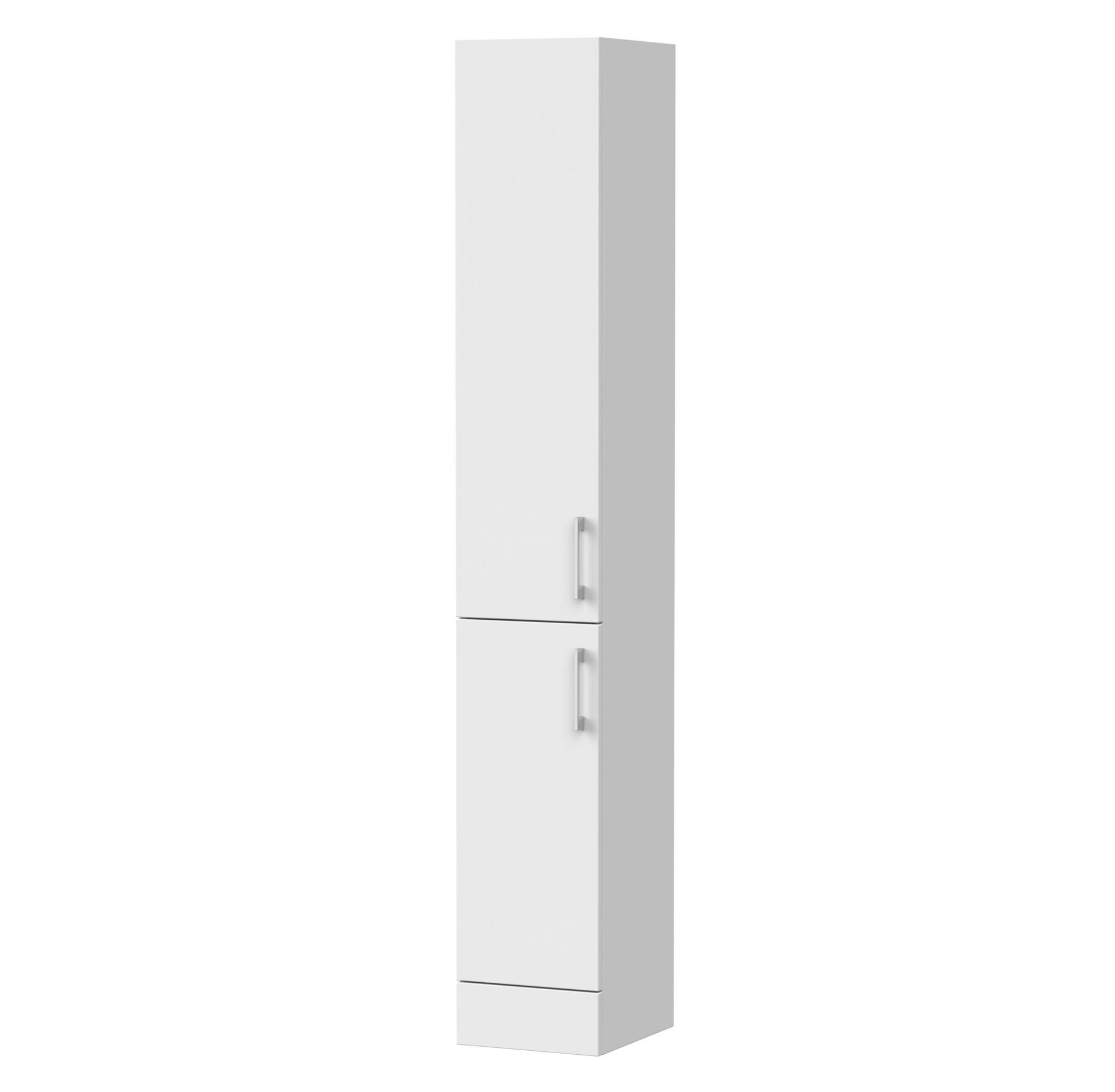 Nuie Lux Krest 300mm 2 Door Standard Floorstanding Cabinet – Matt White